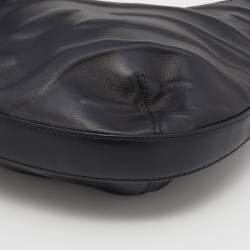 مملوكة مسبقًا Cartier Black Leather Small Panthere de Cartier Bag