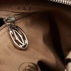 مملوكة مسبقًا  حقيبة كارتييه مارسيلو دو كارتييه جلد وكانفاس بيج