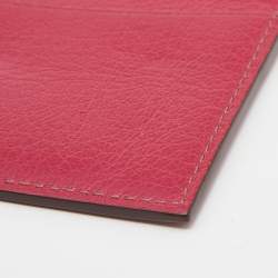 مملوكة مسبقًا Cartier Pink Leather Les Must De Cartier Card Holder