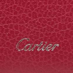 مملوكة مسبقًا Cartier Pink Leather Les Must De Cartier Card Holder