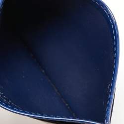 Pre Owned Cartier Blue Leather Happy Birthday Card Case