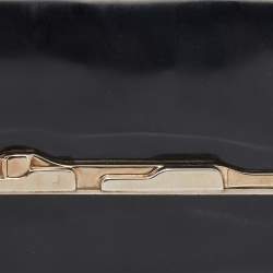 Pre Owned Cartier Black Patent Leather Panthere Art Deco Clutch