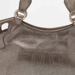 Pre Owned Cartier Metallic Gold Leather Marcello de Cartier Shoulder Bag