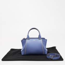 Pre Owned Cartier Lavender Leather Mini Limited Edition C de Cartier Satchel