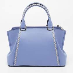 Pre Owned Cartier Lavender Leather Mini Limited Edition C de Cartier Satchel