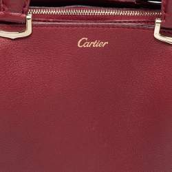 مملوكة مسبقًا Cartier Red Leather Mini C De Cartier Satchel