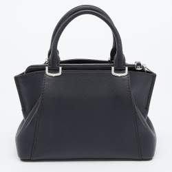 مملوكة مسبقًا Cartier Black Leather Mini C de Cartier Satchel
