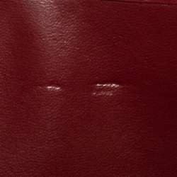 Cartier Burgundy Leather Vintage Les Must de Cartier Clutch