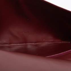 Cartier Burgundy Leather Vintage Les Must de Cartier Clutch