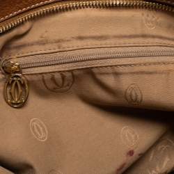 Cartier Brown Leather Marcello De Cartier Shoulder Bag