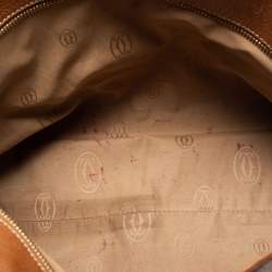 Cartier Brown Leather Marcello De Cartier Shoulder Bag