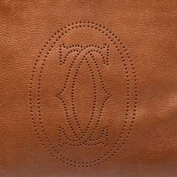 Cartier Brown Leather Marcello De Cartier Shoulder Bag