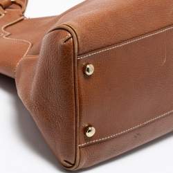 Cartier Brown Leather Marcello De Cartier Shoulder Bag