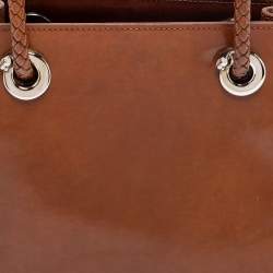 Pre Owned Cartier Brown Leather Tote