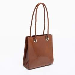 Pre Owned Cartier Brown Leather Tote
