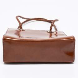 Pre Owned Cartier Brown Leather Tote