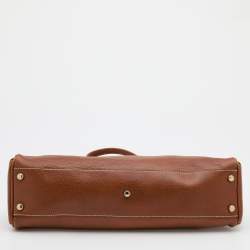 Cartier Brown Leather Medium Marcello de Cartier Bag