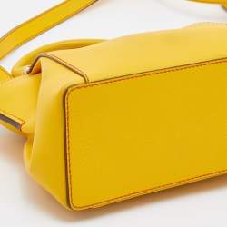 مملوكة مسبقًا حقيبة ميني  ساتشل كارتييه سي دو كارتييه جلد أصفر