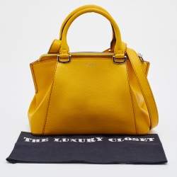 مملوكة مسبقًا حقيبة ميني  ساتشل كارتييه سي دو كارتييه جلد أصفر