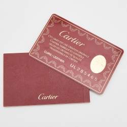 Pre Owned Cartier Black Leather Marcello de Cartier Satchel