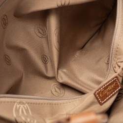 Pre Owned Cartier Brown Leather Marcello de Cartier Tote