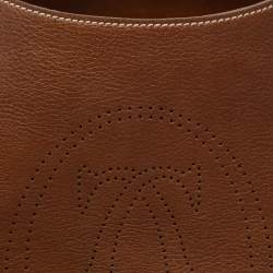 Pre Owned Cartier Brown Leather Marcello de Cartier Tote