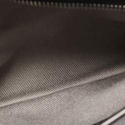 Pre Owned Cartier Black Leather C De Cartier Clutch
