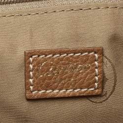 مملوكة مسبقًا حقيبة كارتييه مارشيلو دي كارتييه جلد بني متوسطة