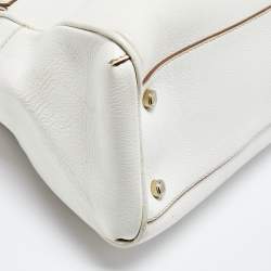 مملوكة مسبقًا حقيبة كارتييه مارسيلو دو كارتييه جلد بيضاء متوسطة