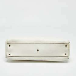 مملوكة مسبقًا حقيبة كارتييه مارسيلو دو كارتييه جلد بيضاء متوسطة