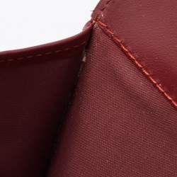 Cartier Burgundy Leather Must De Cartier Pouch