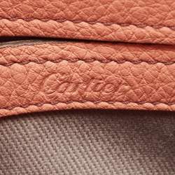 Cartier Peach Leather Mini C de Cartier Satchel