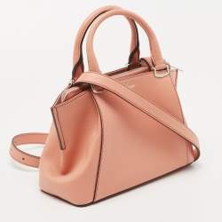 Cartier Peach Leather Mini C de Cartier Satchel