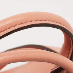 Cartier Peach Leather Mini C de Cartier Satchel