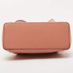 Cartier Peach Leather Mini C de Cartier Satchel