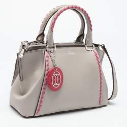 Cartier Dusty Pink Leather Mini Limited Edition C de Cartier Satchel