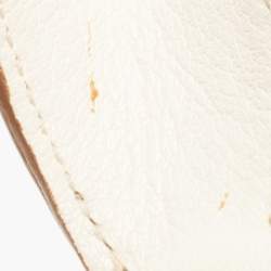 Pre Owned Cartier White Leather Medium Marcello de Cartier Bag