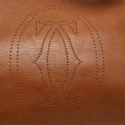 Pre Owned Cartier Brown Leather Medium Marcello de Cartier Bag