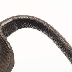 مملوكة مسبقًا Cartier Brown Nubuck Leather and Lizard Marcello de Cartier Bag