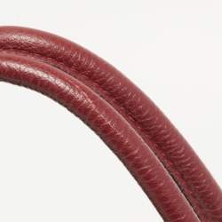 Pre Owned Cartier Red Leather C de Cartier Bag