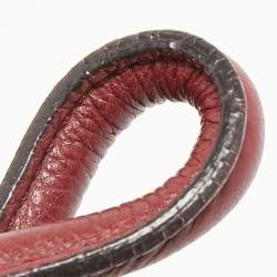 Pre Owned Cartier Red Leather C de Cartier Bag