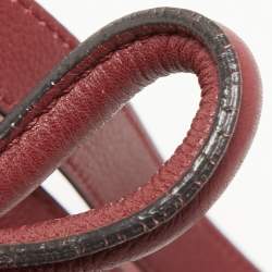 Pre Owned Cartier Red Leather C de Cartier Bag