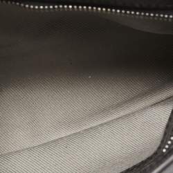 Pre Owned Cartier Black Leather C De Cartier Clutch