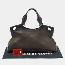 Pre Owned Cartier Black Leather Medium Marcello De Cartier Bag