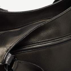 Pre Owned Cartier Black Leather Medium Marcello De Cartier Bag