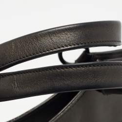 Pre Owned Cartier Black Leather Medium Marcello De Cartier Bag