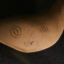 Pre Owned Cartier Black Leather Large Marcello de Cartier Satchel