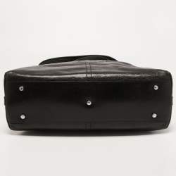 Pre Owned Cartier Black Leather Large Marcello de Cartier Satchel