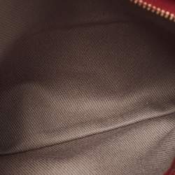 Cartier Red Leather C De Cartier Clutch