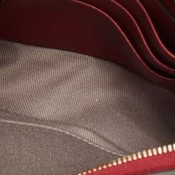Cartier Red Leather C De Cartier Clutch